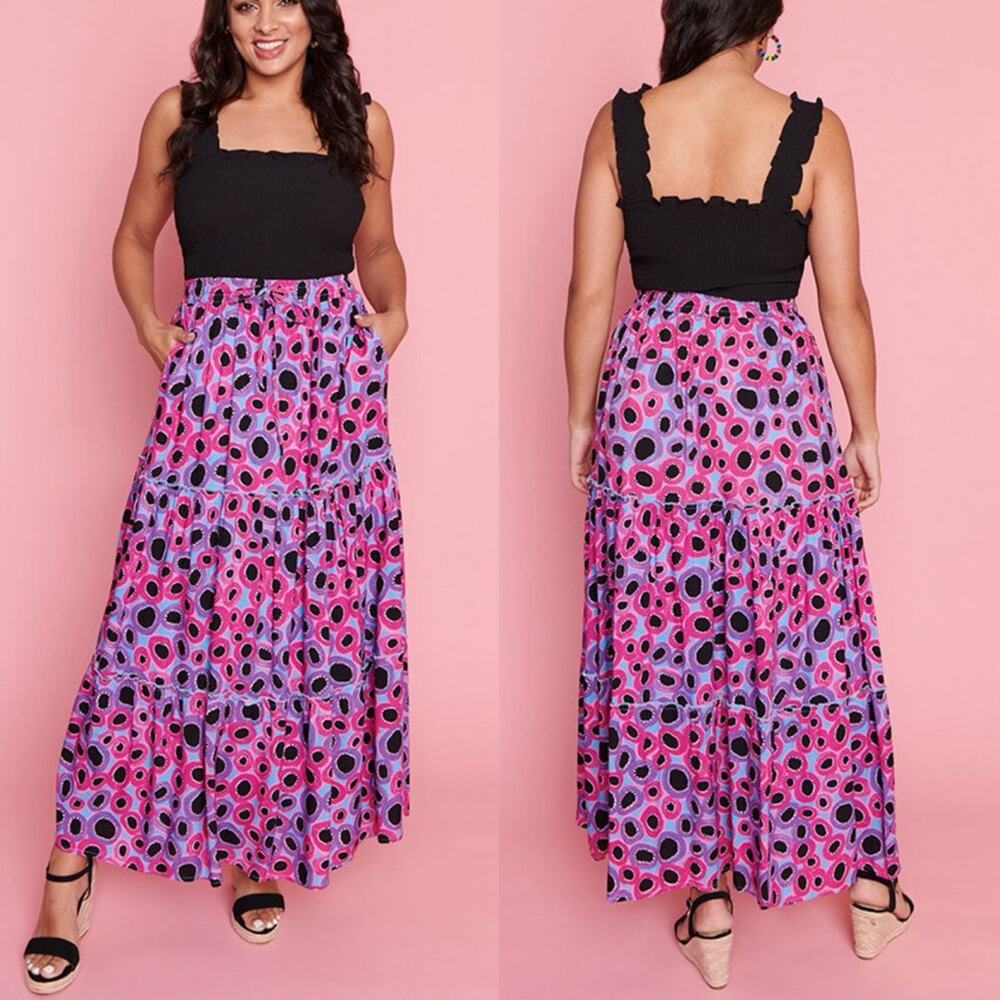 Little Party Dress Maxi Skirt Womens 16 Kade Lilly Pilly Artsy